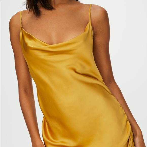 Wilfred Only Ruched Silk Slip - Picture 1 of 4